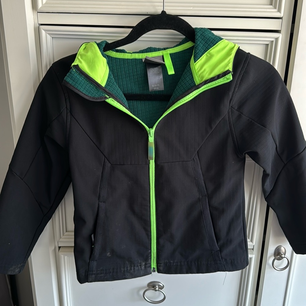 Black Champion Lined Rain Coat